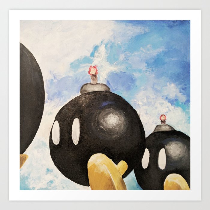 Bomb Omb Battlefield Art Print By Spoo0py Society6