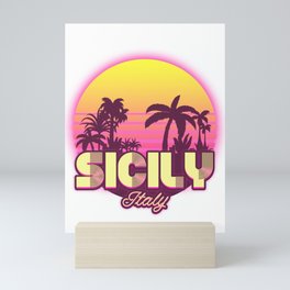 Sicily Italy travel Mini Art Print
