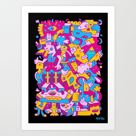 Castigated Crumpets Art Print