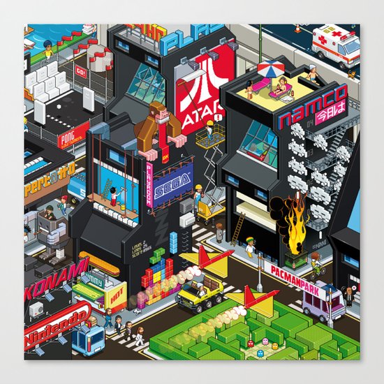 GAMECITY Canvas Print
