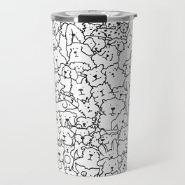 Dog Doodle Art Travel Mug