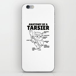 Cute Tarsier Anatomy Of A Tarsier Explanation iPhone Skin