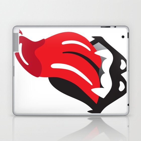 Kiss Rolling Stones Tongue Mash Up Gene Simmons Laptop Ipad Skin By Nygroove Society6
