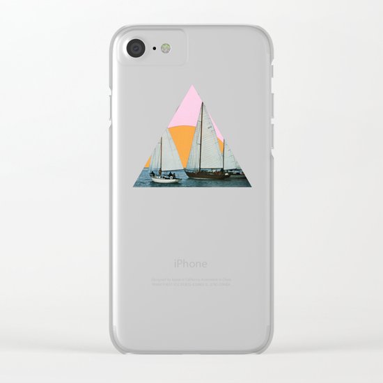 Into the Sunset Clear iPhone Case