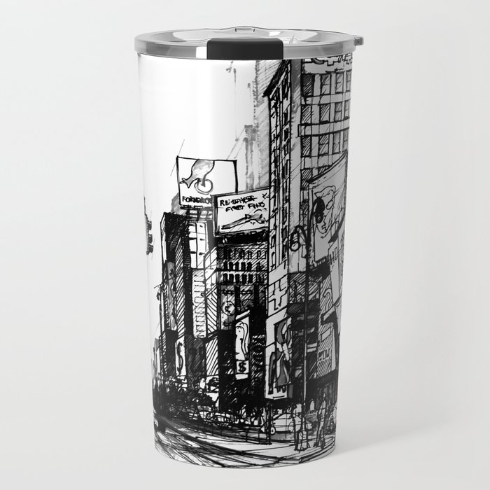 NYC Times Square Travel Mug