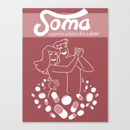 Brave New World: Soma Poster Canvas Print