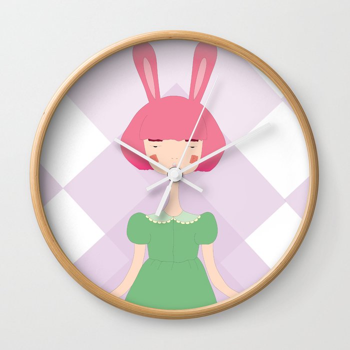 the bunny Wall Clock