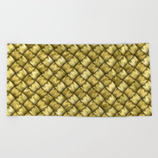 Patchwork Gold Beach Towel