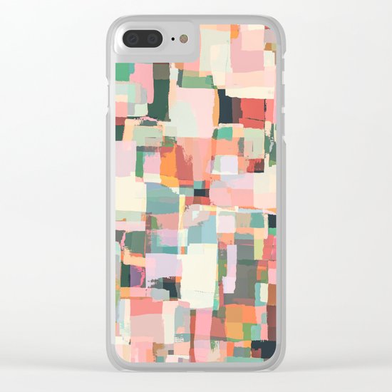 Abstract Painting No. 9 Clear iPhone Case