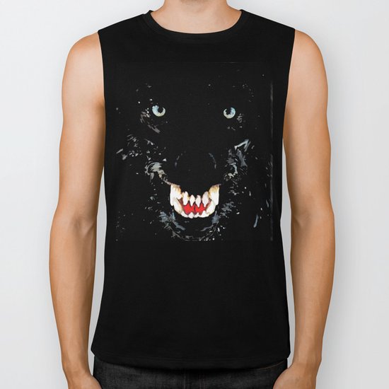 Fangs in the Dark Biker Tank