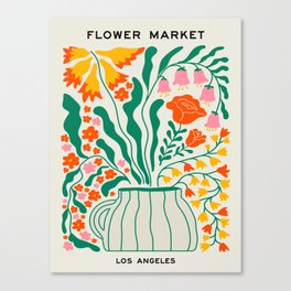 Flower Market 05: Los Angeles Canvas Print