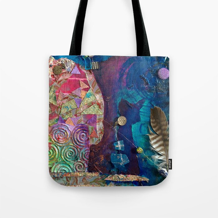 Dreaming Collage Tote Bag