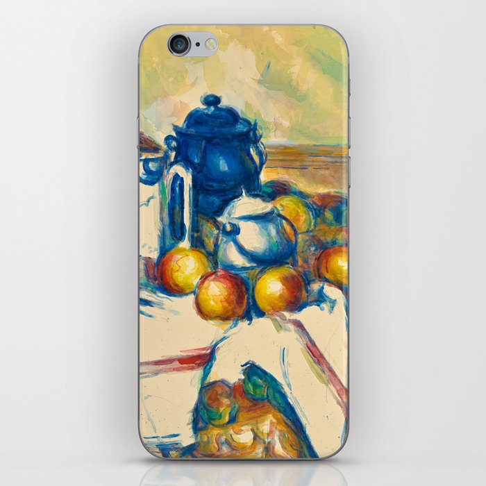 Still Life with Blue Pot, 1900-1906 by Paul Cezanne iPhone Skin