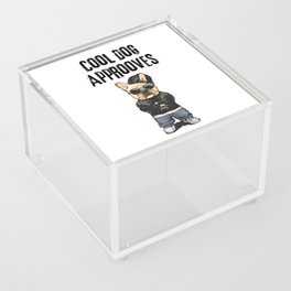 Cool Dog Approoves Acrylic Box