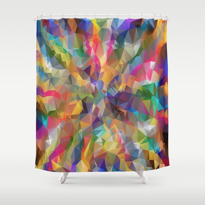 Kaleidoscope Color. Shower Curtain
