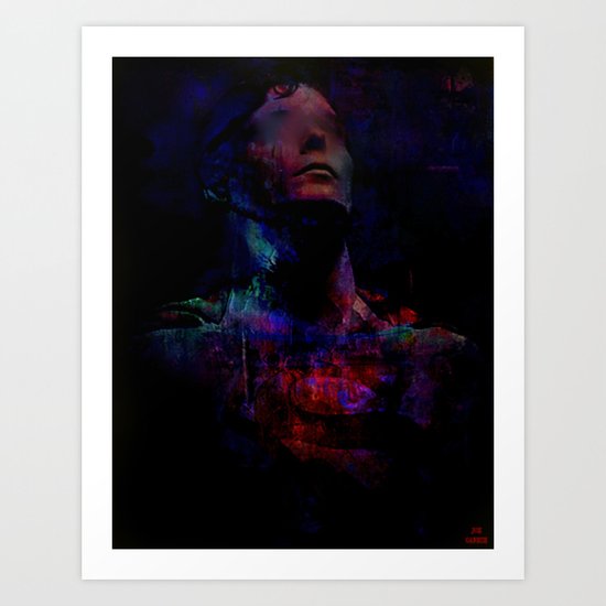 The lone hero Art Print