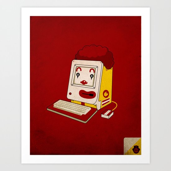 "MAC" Donalds Art Print