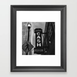 Cash in Nashville Framed Art Print