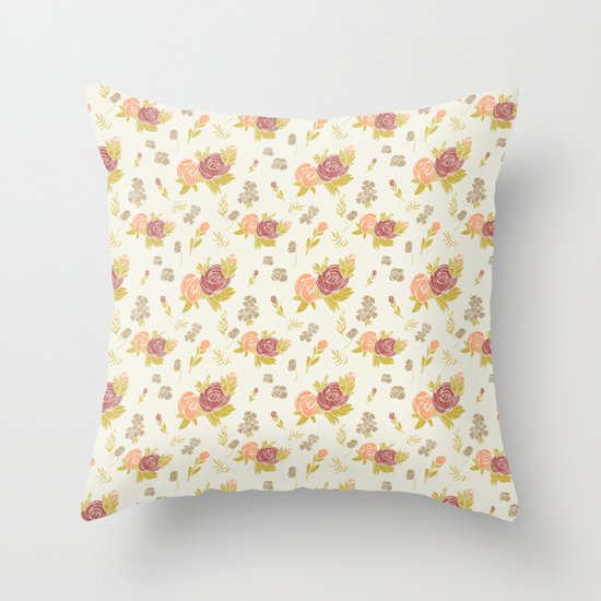 FLORAL Throw Pillow