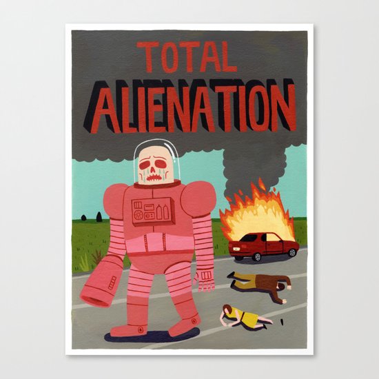 Total Alienation Canvas Print