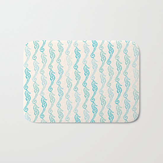 Pastel Marine Pattern 01 Bath Mat