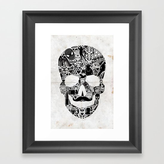 My Skull Framed Art Print