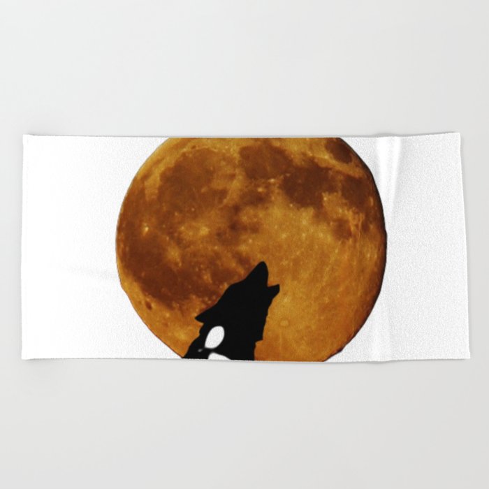 Be The Lone Wolf Beach Towel
