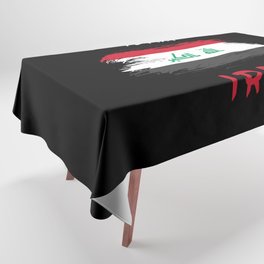 Team Iraq flag design Tablecloth
