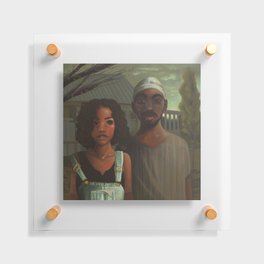 this american gothic Floating Acrylic Print