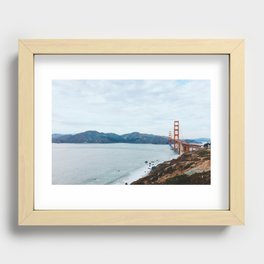 Golden Gate Bridge Recessed Framed Print