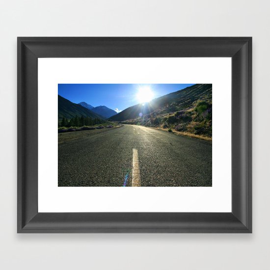 The Road Framed Art Print