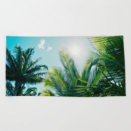 Beach Palms Beach Towel