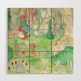 Forest Critters Wood Wall Art