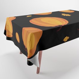 Fresh Pumpkins Pattern Background Tablecloth