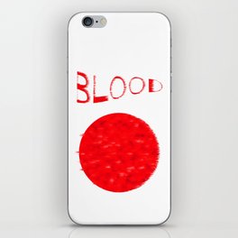 Blood iPhone Skin