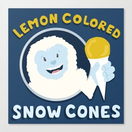 Snowcones Canvas Print