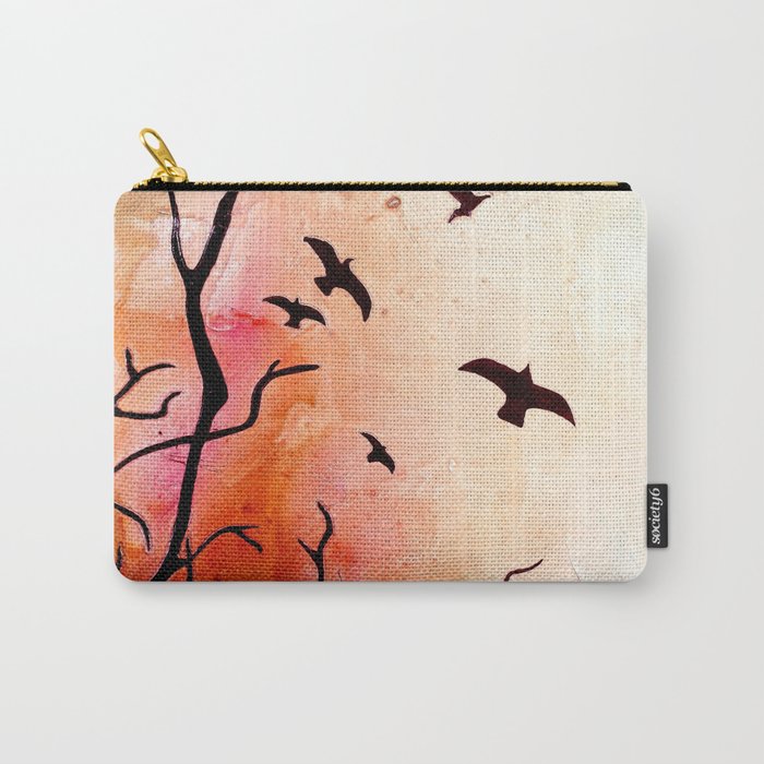 Birds flying Carry-All Pouch