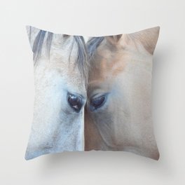 Eye of the Horse Throw Pillow