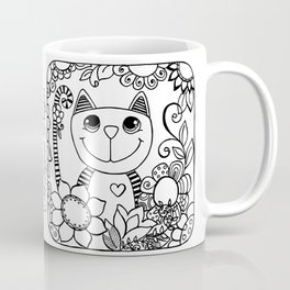 Stripy Cuties - Cat Coffee Mug