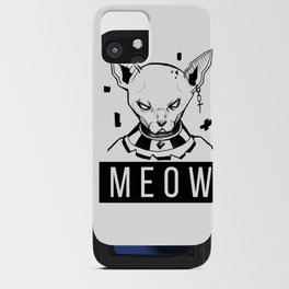 Cat God Mug shot iPhone Card Case