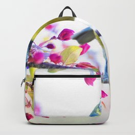 Song Bird Backpack | Watchers, Flowers, Singing, Cute, Baby, Pretty, Pink, Tree, Art, Photo 