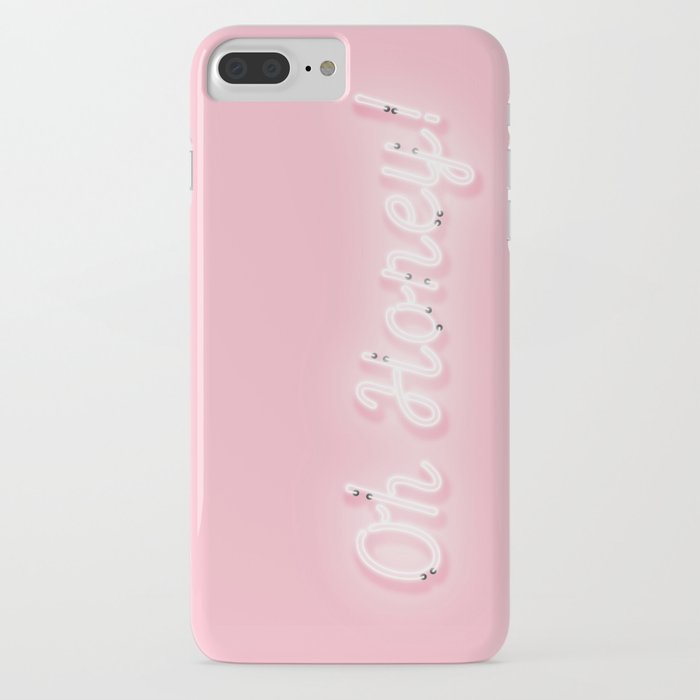 oh honey! 'neon' sign iphone case