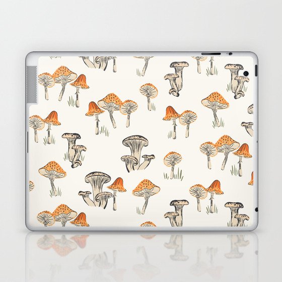 Little Mushrooms - Spice Laptop & iPad Skin