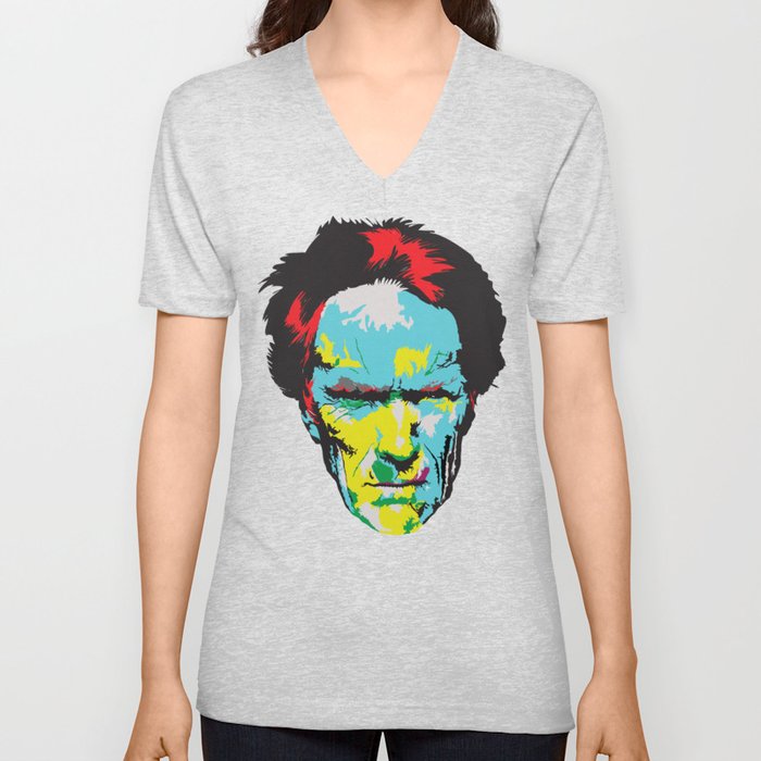 Clint Eastwood V Neck T Shirt