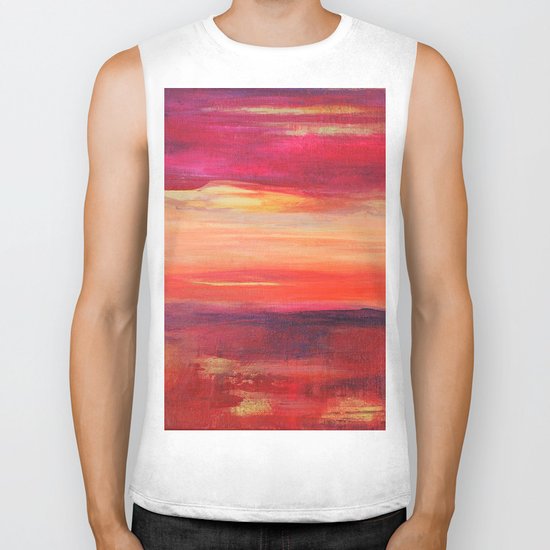 The Golden Lining Biker Tank