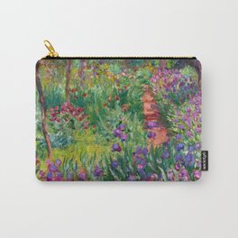 Claude Monet "The Iris Garden at Giverny", 1899-1900 Carry-All Pouch