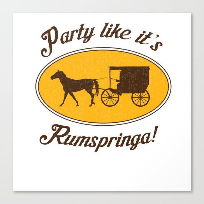 Party Like It's Rumspringa Canvas Print