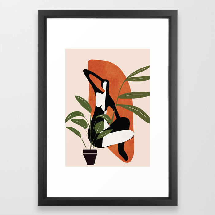 Abstract Female Figure 20 Framed Art Print By Cityart7 Society6