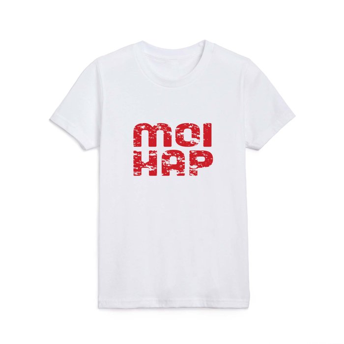 Moi Hap - I'm Happy Graphic T-Shirt Design Saying  Kids T Shirt