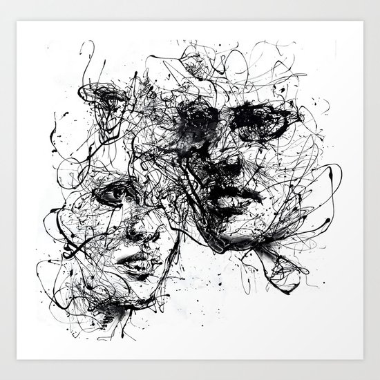 our lines, our story, it isn't a linear path Art Print